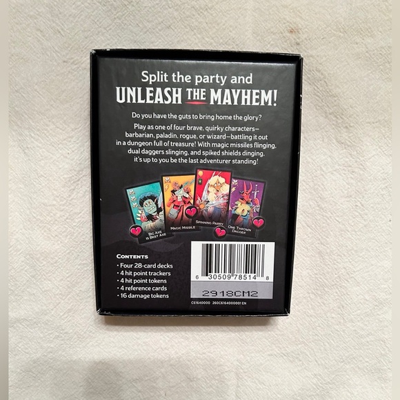 DUNGEONS AND DRAGONS Dungeon Mayhem card game. NWOT - Picture 4 of 6